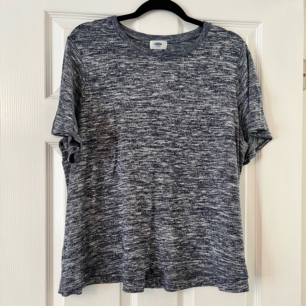 Old Navy Blue/Gray Knit Tee